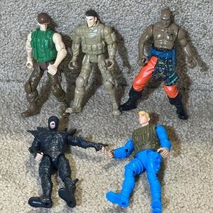 CHAP MEI - Pirate Expeditions Army 3.75" Posable Action Figure Toy lot of 5